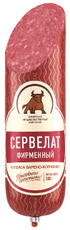 Колбаса СПК Сервелат Фирменный варено-копченая, ~300г
