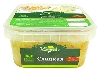 Капуста квашеная Натурово Оригинальная, 500г