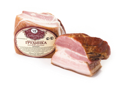 Грудинка Сибирские колбасы копчено-вареная, ~1кг