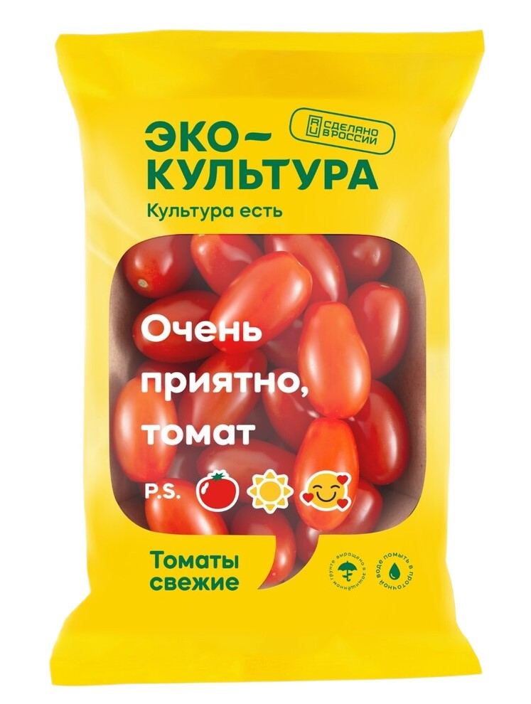 Изображение товара Томаты черри сливовидные, 250г