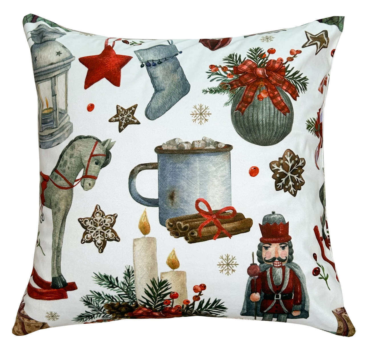 Подушка 23rd Avenue Щелкунчик бархатная, 45 x 45см