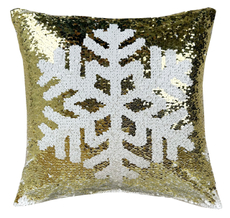 Подушка 23rd Avenue Снежинка с пайетками, 45 x 45см