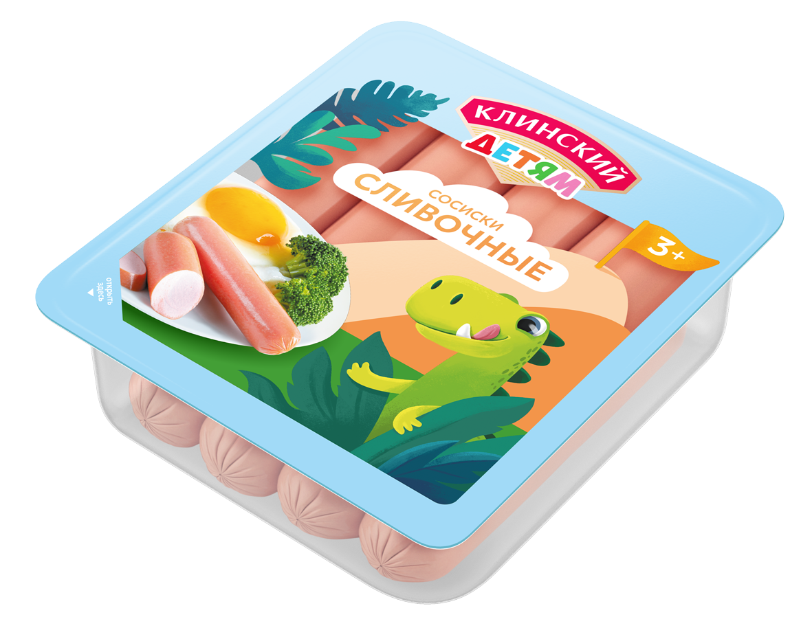 Сосиски Клинский Детям сливочные, 350г