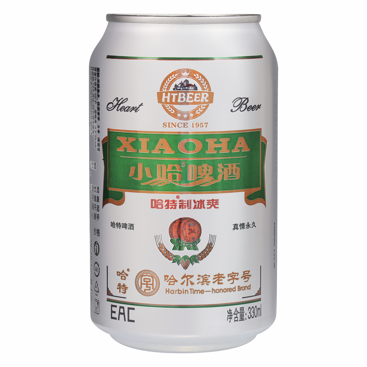 Пиво Xiaoha Айс фреш светлое, 0.33л