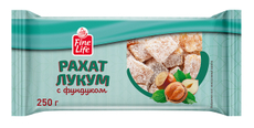 Fine Life Рахат лукум с фундуком, 250г