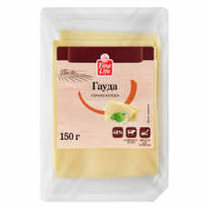 Fine Life Сыр Гауда нарезка 48%, 150г