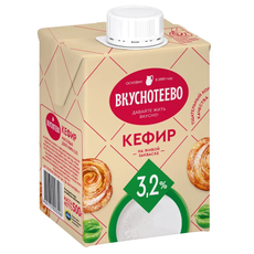Кефир Вкуснотеево 3.2%, 500г