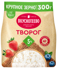Творог Вкуснотеево 5%, 300г