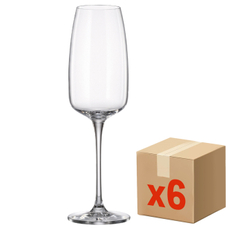 Набор бокалов для шампанского Crystal Bohemia Anas, 290мл x 6шт