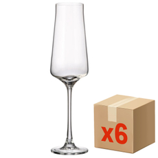 Набор бокалов для шампанского Crystal Bohemia Cettia, 270мл x 6шт