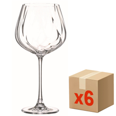 Набор бокалов для вина Crystal Bohemia Cora Optic, 600мл x 6шт