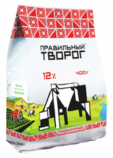 Творог Правильный творог Традиционный 12%, 400г