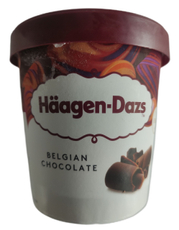 Мороженое Haagen-Dazs Бельгийский шоколад, 400г