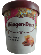 Мороженое Haagen-Dazs Крем-пралине, 400г