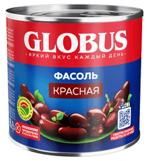 Фасоль Globus красная, 425мл