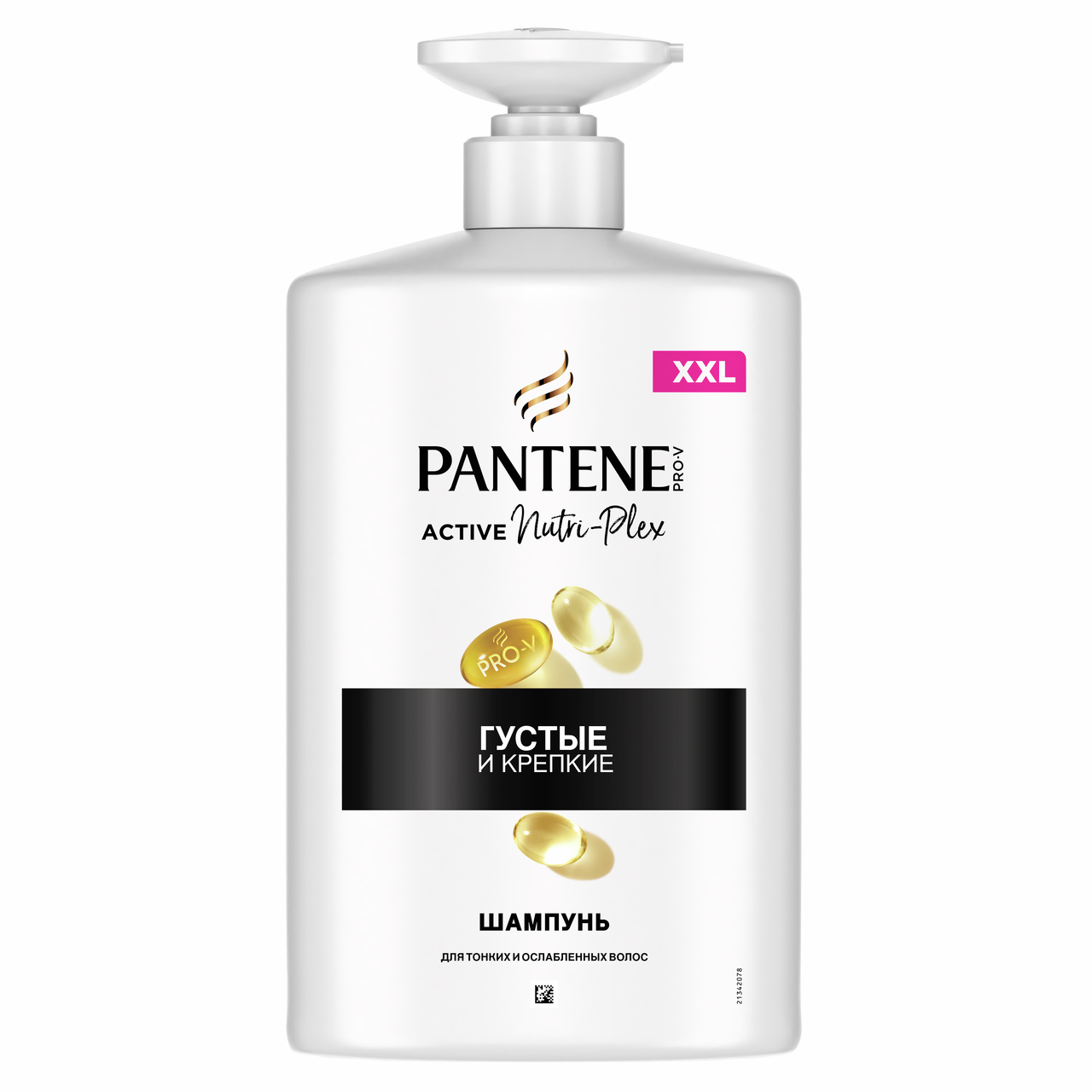 Изображение товара Шампунь Pantene Pro-V Густые и Крепкие 900 мл для укрепления и объема волос