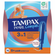 Тампоны Tampax Pearl Compak Super Plus, 16шт