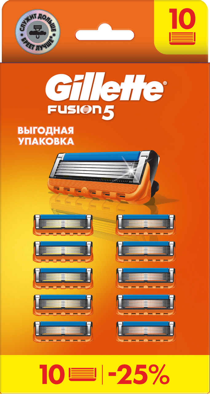 Изображение товара Кассеты сменные Gillette Fusion 5, 10шт