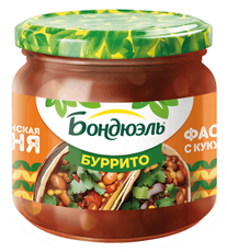 Фасоль красная Бондюэль с кукурузой по-мексикански в соусе Буррито, 425мл