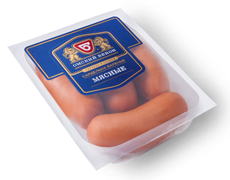 Сардельки Омский бекон Мясные, 400г