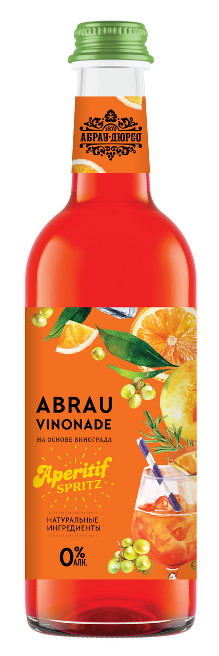 Изображение товара Напиток Абрау Дюрсо Vinonade Aperitif Spritz газированный, 375мл