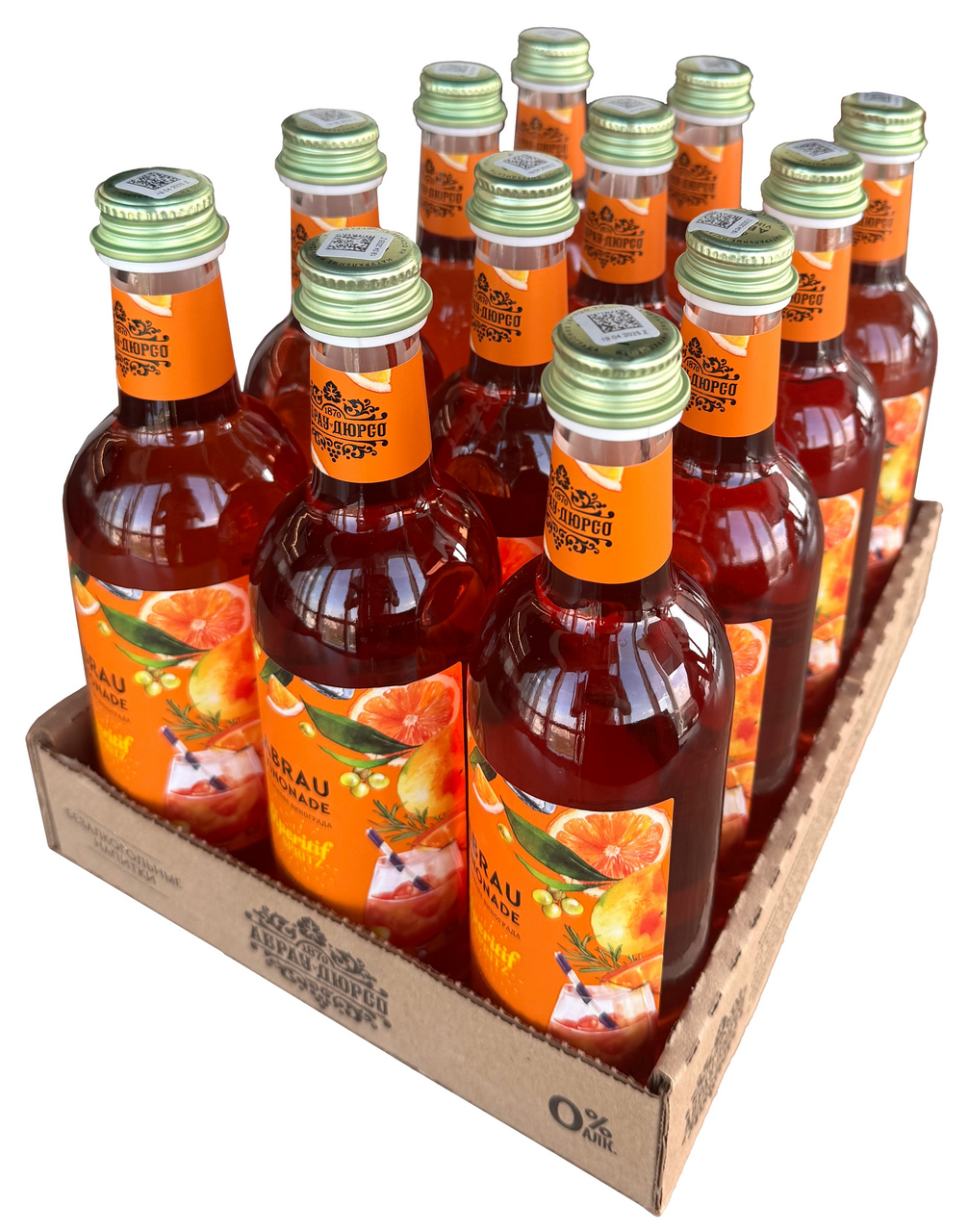 Изображение товара Газированный напиток Vinonade Aperitif Spritz Абрау Дюрсо 375мл x 12 шт