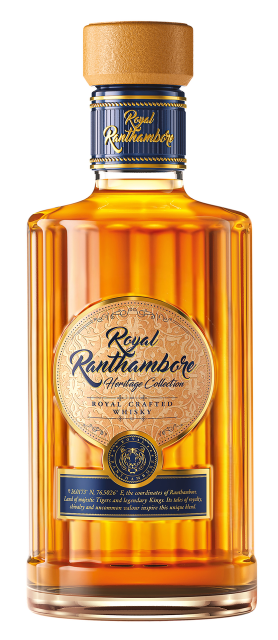 Изображение товара Виски Royal Ranthambore 0.5л купажированный напиток высокого качества Индия