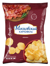 Чипсы Московский картофель бекон, 120г