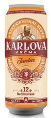 Пиво Karlova Krcma Jantar светлое нефильтрованное, 0.5л