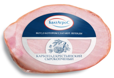 Карбонад Балтагрос Крестьянский сырокопченый, 350г