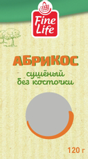 Fine Life Абрикос сушеный без кости, 120г