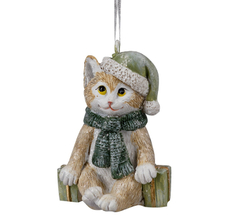 Украшение Erich Krause Decor Котенок в шарфе, 6.5см