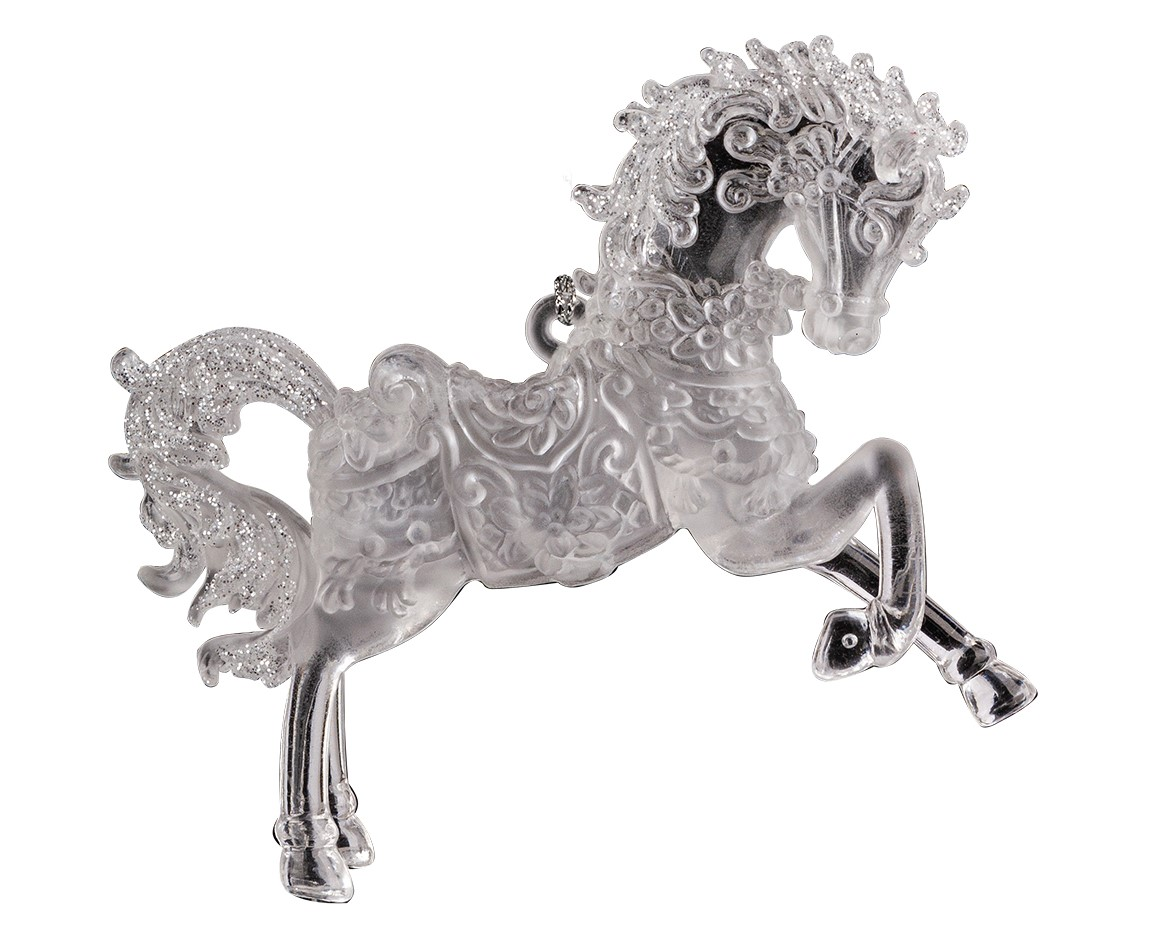 Украшение Erich Krause Decor Конь ледяной, 14см