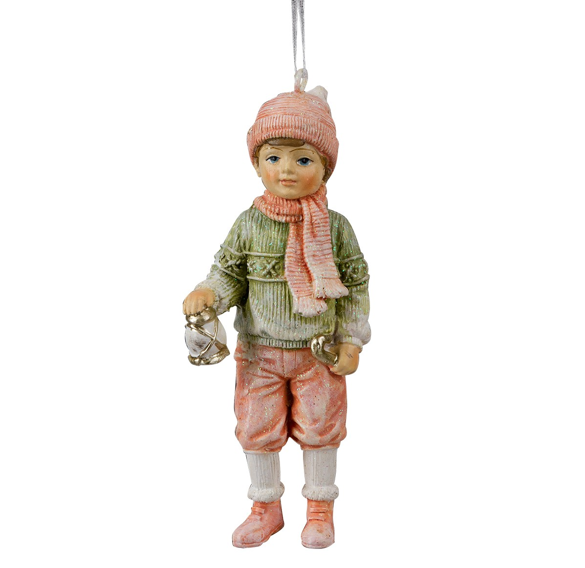 Украшение Erich Krause Decor Мальчик с фонарем, 10.5см