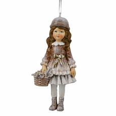 Украшение Erich Krause Decor Девочка с корзиной, 11см
