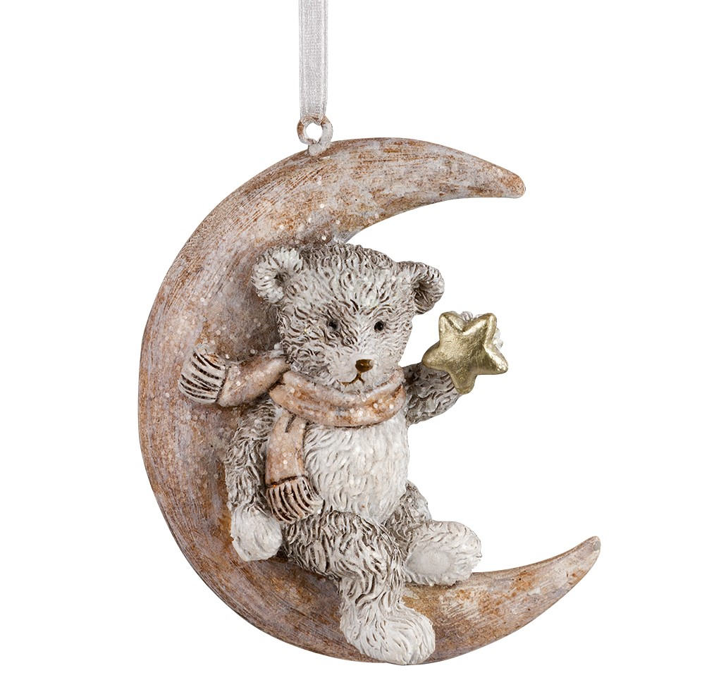 Украшение Erich Krause Decor Мишка на месяце, 7см