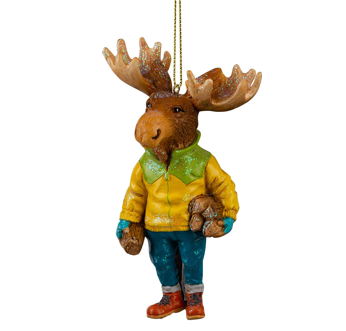 Украшение Erich Krause Decor Лось с дровами, 11см