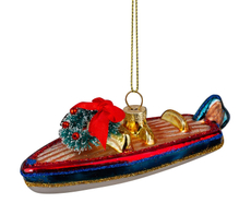 Украшение Erich Krause Decor Катер стекло, 13.5см