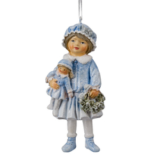 Украшение Erich Krause Decor Девочка с куклой лапландия, 10см
