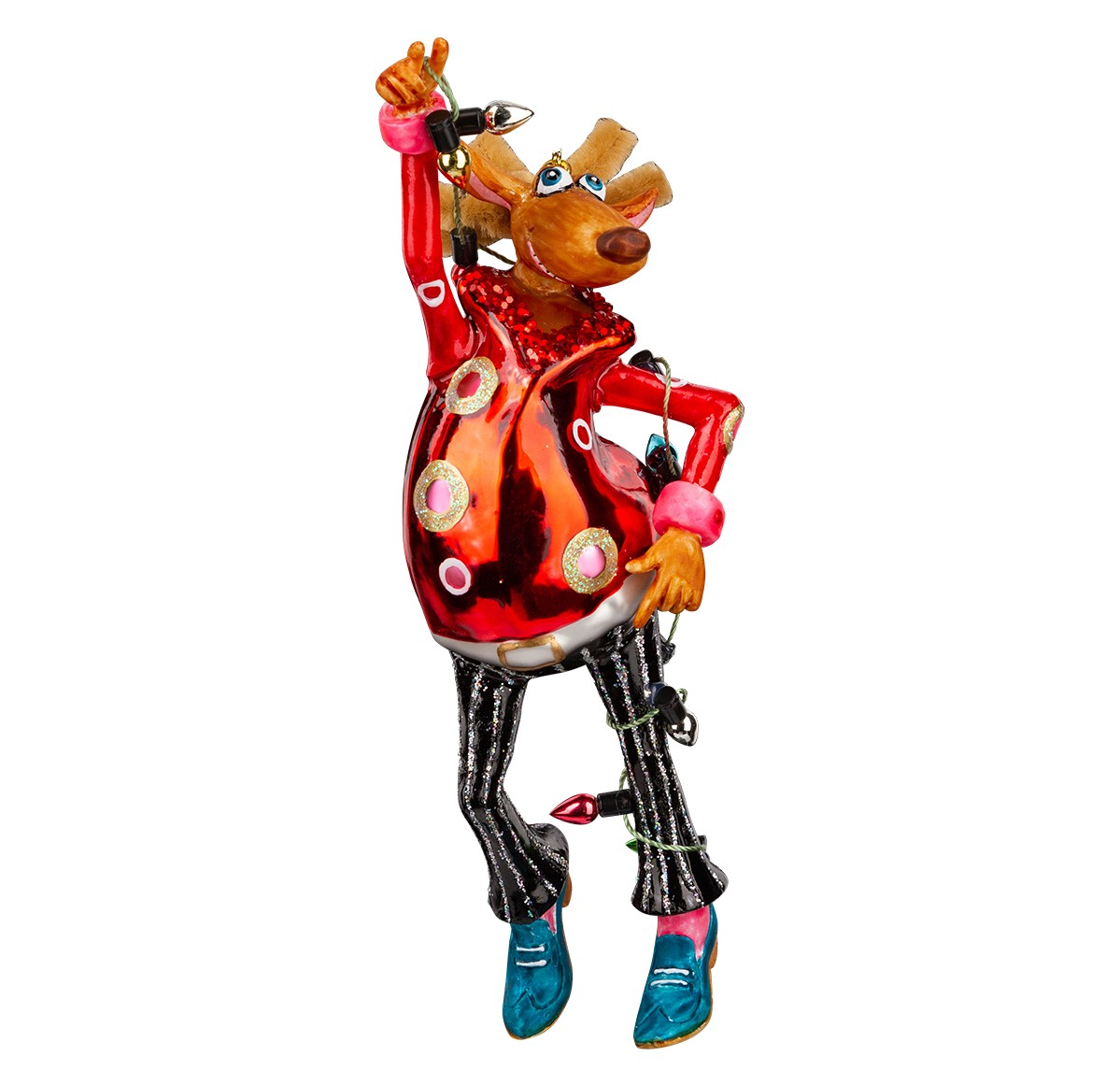 Украшение Erich Krause Decor Диско-лось стекло, 16см