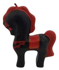 Свеча Kukina Raffinata Символ Года Лошадка средняя Городецкая роспись