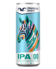 Пиво Горьковская пивоварня IPA безалкогольное, 0.33л