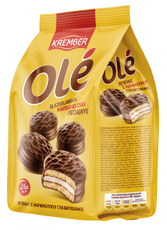 Печенье затяжное Krember Ole глазированное с маршмеллоу, 182г