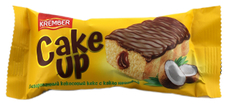 Кекс Krember Cake Up глазированный кокосовый с какао начинкой, 55г
