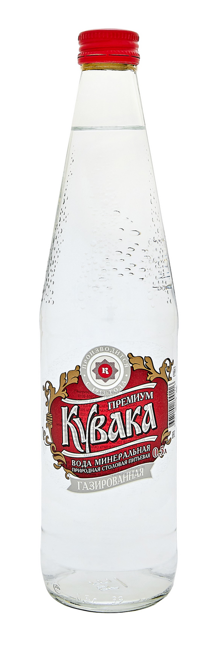 Вода Кувака питьевая газированная, 500мл