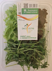 Салат микс Ecoself с микрозеленью, 75г