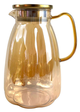 Кувшин Kukina Raffinata золотой стекло, 2л
