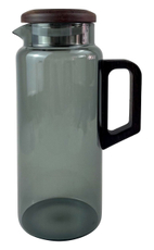 Кувшин Kukina Raffinata серый стекло, 1.5л