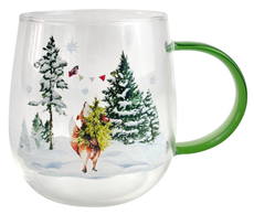 Стакан Kukina Raffinata Зима стекло, 400мл