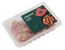 Гуляш из филе цыпленка-бройлера Сибагро охлажденный, 500г